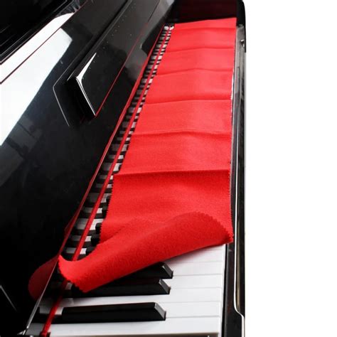 2019 New Red Soft Nylon+Cotton Piano Keyboard Dust Cover For Any 88 Key Piano Or Keyboard on ...