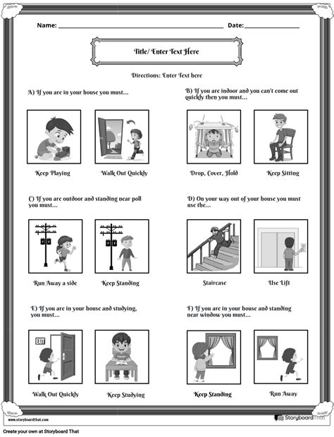 Free Earthquake Worksheets | Editable Templates - Worksheets Library