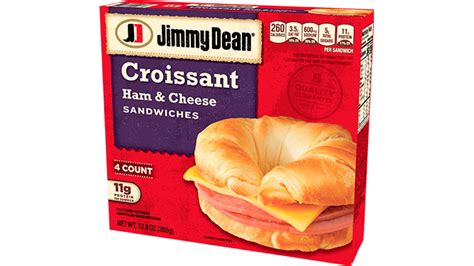 Ham & Cheese Croissant Breakfast Sandwich | Jimmy Dean® Brand