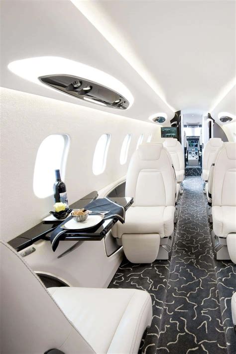 Luxury Private Jet Interior