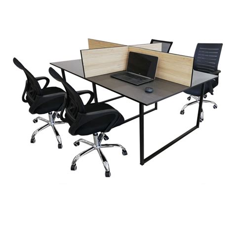 4 Persons Office Workstation Table | Home Design PK