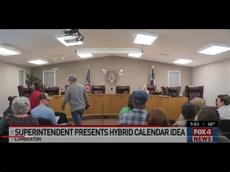 Lumberton ISD presents hybrid calendar proposal (Skylar DEB-VO/SOT ...