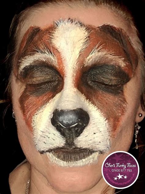 fancy dog face | Ideas de maquillaje de halloween, Maquillaje de ...