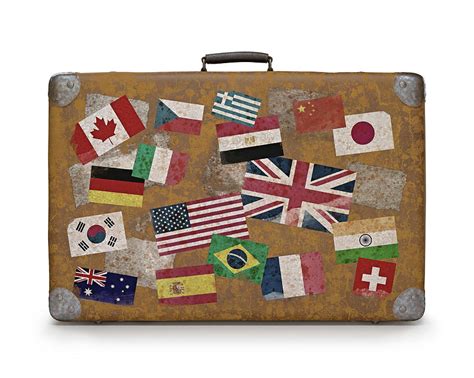 Vintage Suitcase With Stickers Photograph by Ktsdesign - Fine Art America