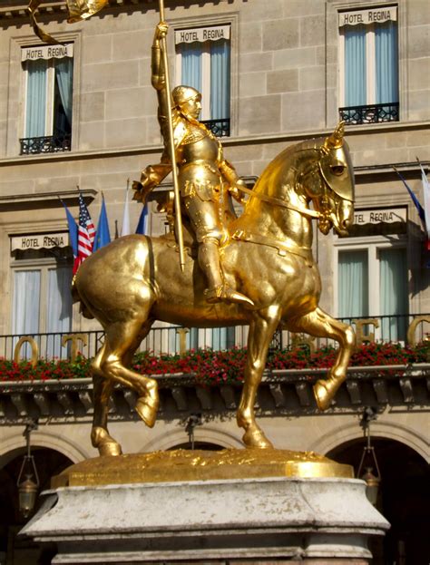 Joan of Arc Statue, Paris | The gilded statue of Joan of Arc… | Flickr