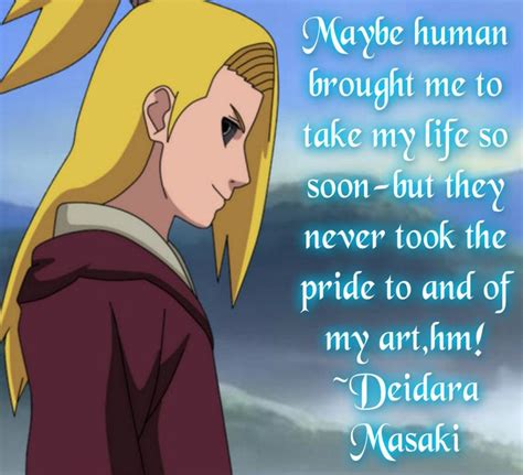 Deidara ~an artists proud by Sunloversthemoon on DeviantArt | Deidara ...