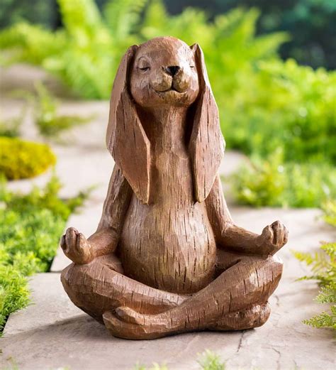 Our Meditating Rabbit Statue is perfect for the yoga-lover in your life. In fact, we refer to ...