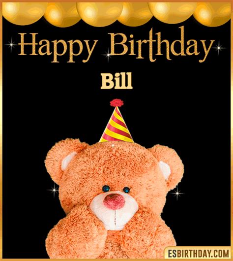 Happy Birthday Bill GIF 🎂 Images Animated Wishes【28 GiFs】