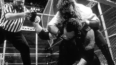 PHOTOS: Mankind And Undertaker's Epic 1998 Hell In A Cell Match