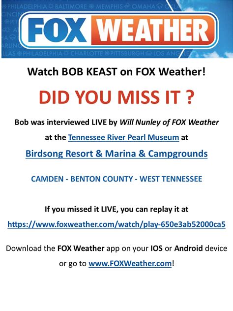 Fox Weather – Birdsong Resort Marina and Campground