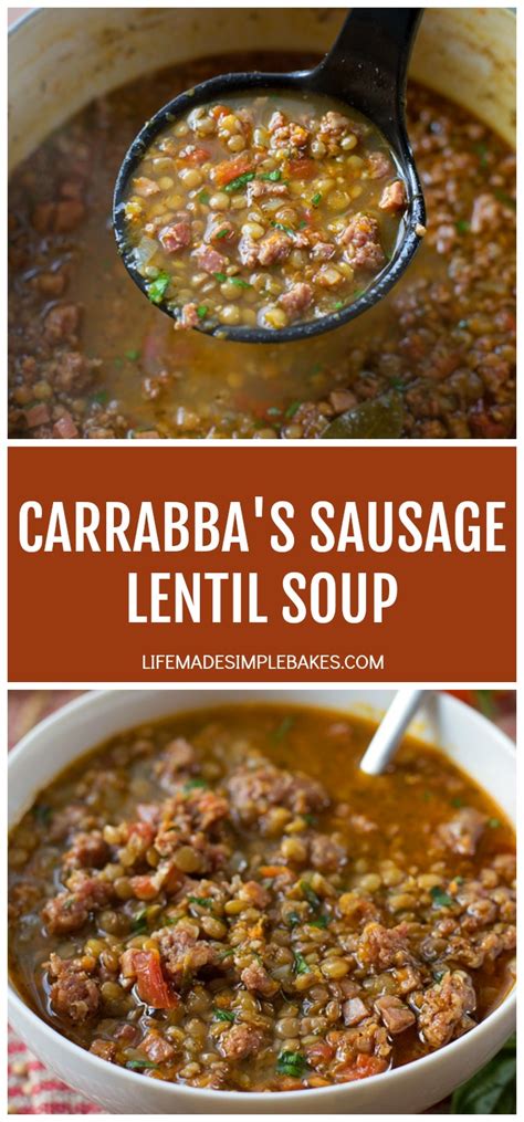 Carrabba's Sausage And Lentil Soup Slow Cooker Recipe - banana-breads.com