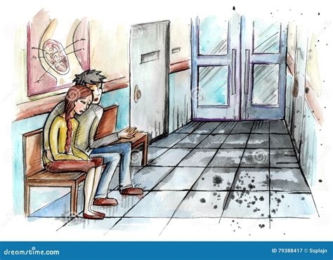 Hospital Waiting Hall Concept In Flat Cartoon Design | CartoonDealer.com #238570381