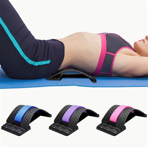 Back Cracker, Back Stretcher, Lumbar Back Pain Relief Device, 3 Level ...