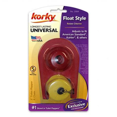 KORKY Flapper, Fits Brand Universal Fit, For Use With Most Toilets, 2 in - 2XLD2|2004BP - Grainger