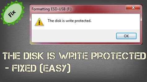 How to Remove Write Protection on USB drive - 2016 - YouTube