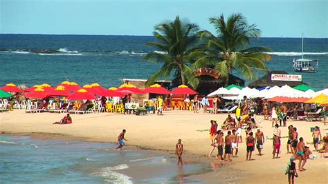 SALVADOR, BRAZIL - April 2008: Beach In Salvador, Bahia, Brazil Stock ...