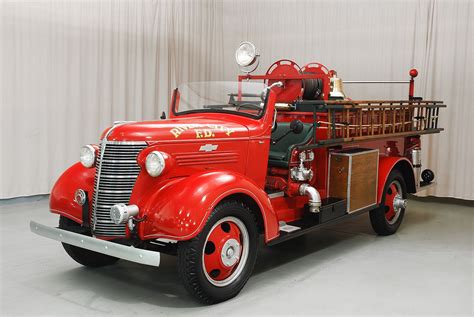 1938 Chevrolet Fire Truck - Hyman Ltd. Classic Cars | Fire trucks, Fire ...