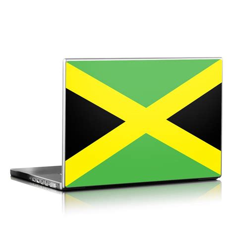 Laptop Lid Skin - Jamaican Flag by Flags | DecalGirl