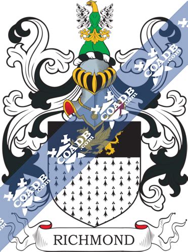 Richmond Family Crest, Coat of Arms and Name History