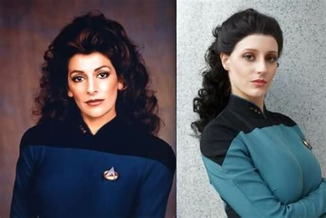 Deanna Troi Wig Tutorial/ Costume | Deanna troi, Wigs, Costumes