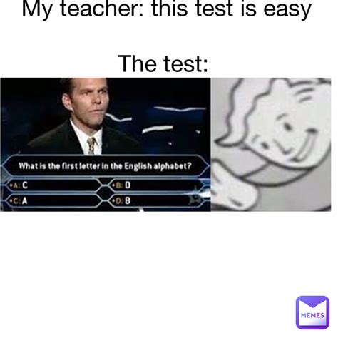 English Test Meme