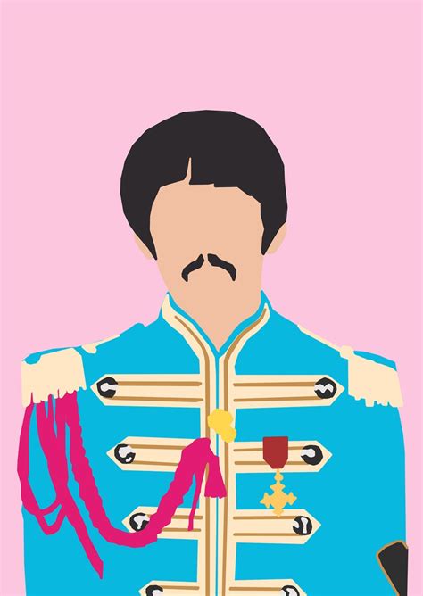 Paul Mccartney the Beatles Sgt Pepper Wall Art Print Digital Art A4 - Etsy