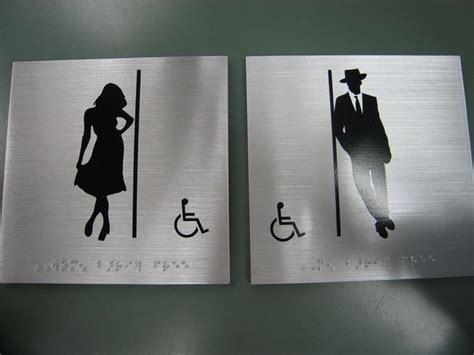 Bathroom signs, Bathroom door sign, Door signage