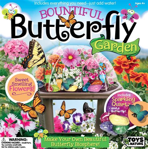 Toys By Nature - Bountiful Butterfly Garden - Indoor Micro-Gardening Kit - Walmart.com - Walmart.com