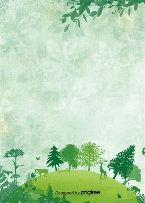 Ilustración Creativa De Fondo Verde Del Medio Ambiente Del Día De La ...