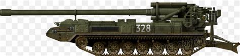 Weapon 2S7 Pion Self-propelled Gun Artillery Tank, PNG, 2226x526px ...