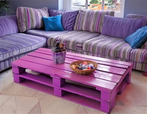 DIY Wooden Pallet Coffee Table on Wheels Best For Living Room - Teb DIY