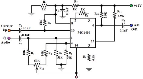 Hobby in Electronics: A.M Modulator Circuit Diagram