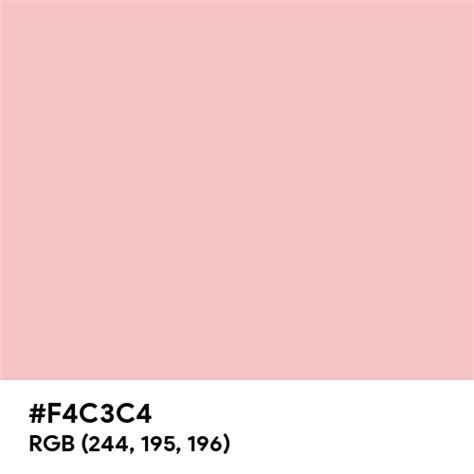 Strawberry Cream color hex code is #F4C3C4