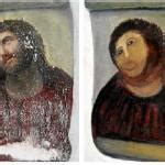 Jesus painting restoration Meme Generator - Imgflip