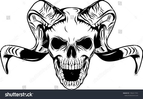 8,259 Demon Skull Horns Images, Stock Photos & Vectors | Shutterstock