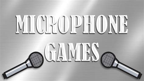 Microphone Games - YouTube