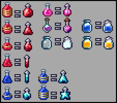 Texture Pack - Better Potion Pack | Terraria Community Forums