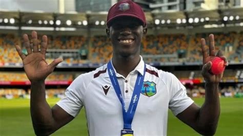 West Indies pace sensation Shamar Joseph to compete with Ollie Pope ...