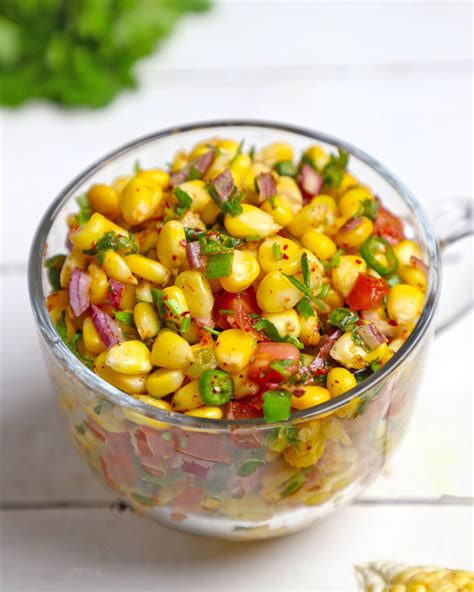 Corn Chaat Recipe - Fun FOOD Frolic