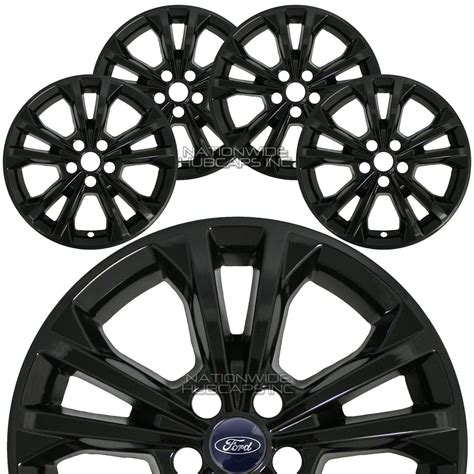 4 Black 2017 18 19 Ford Escape SE 17" Wheel Skins Hub Caps Alloy Rim Full Covers Parts for Sale ...