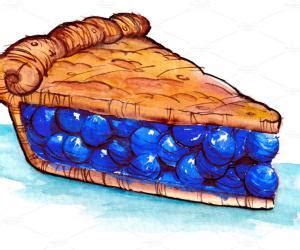 clipart blueberry pie 10 free Cliparts | Download images on Clipground 2024