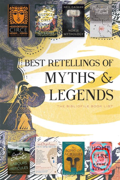 25 Retellings of Mythology, Myths and Legends | The Bibliofile | Books ...