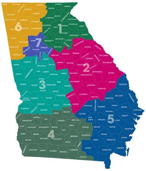 Georgia House Of Representatives District Map – The World Map