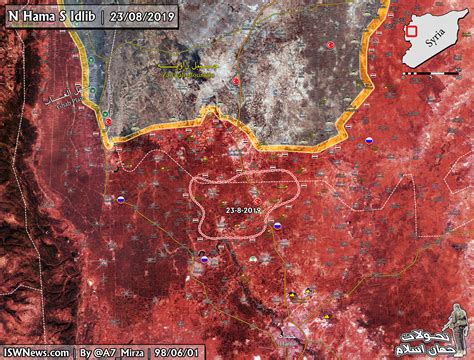 Map: North Of Hama Is Liberated Completely! Big Victory For Syrian Army ...