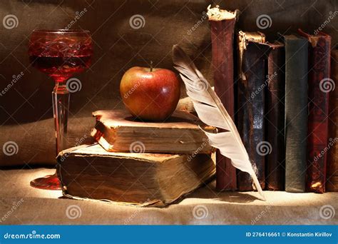 Vintage Still Life stock image. Image of stack, background - 276416661