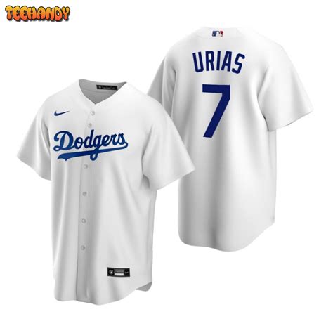 Los Angeles Dodgers Julio Urias White Replica Home Jersey