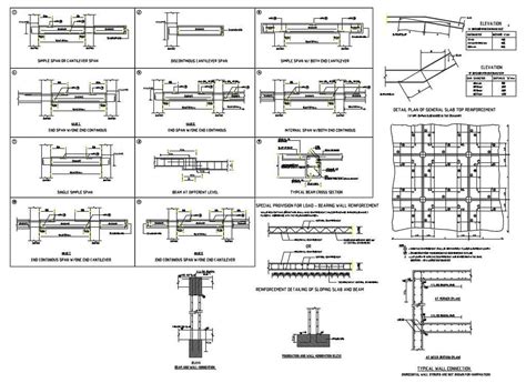 Typical Beam Cross Section Drawing Free Download DWG File - Cadbull