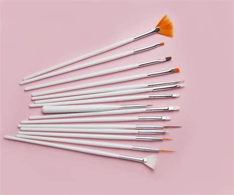 15pcs Nail Brush Set for Detailing Striping Nail Art With Gel - Etsy