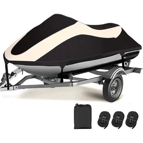 Jet Ski Covers - Waterproof / Fade Resistant / 3 Thickened Buckles & Reflective Air Vent - GeeWiz