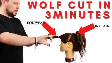 HOW TO CUT Creating a Wolf Cut in 3 Minutes: A Step-by-Step Tutorial ...